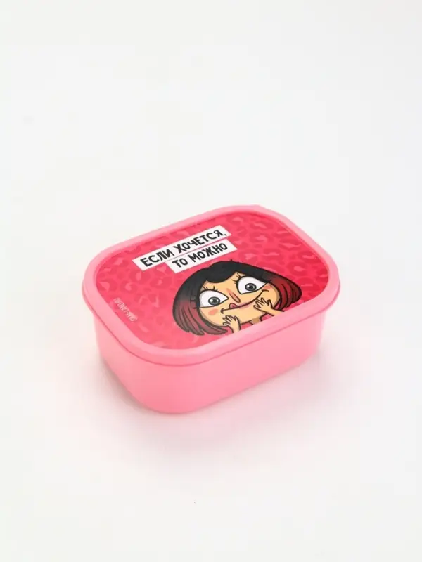 Ланч-бокс «Если хочется, то можно», 500 мл Ланч-бокс «Если хочется, то можно», 500 мл