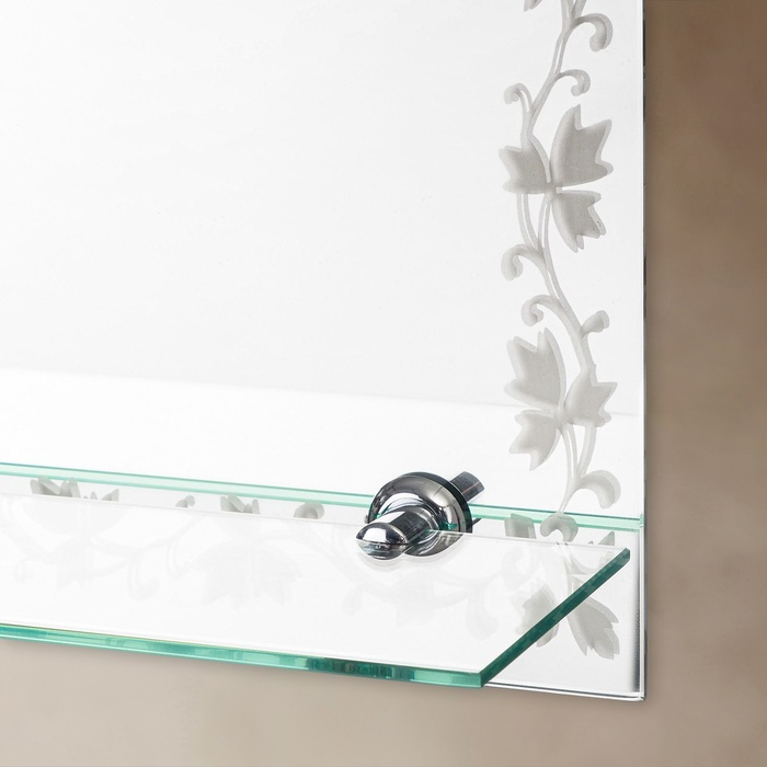 Зеркало, настенное, с полочкой, 60×45 см Зеркало, настенное, с полочкой, 60×45 см