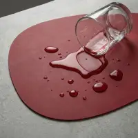 Салфетка сервировочная на стол Доляна &laquo;Тэм&raquo;, 45&times;35 см, красная