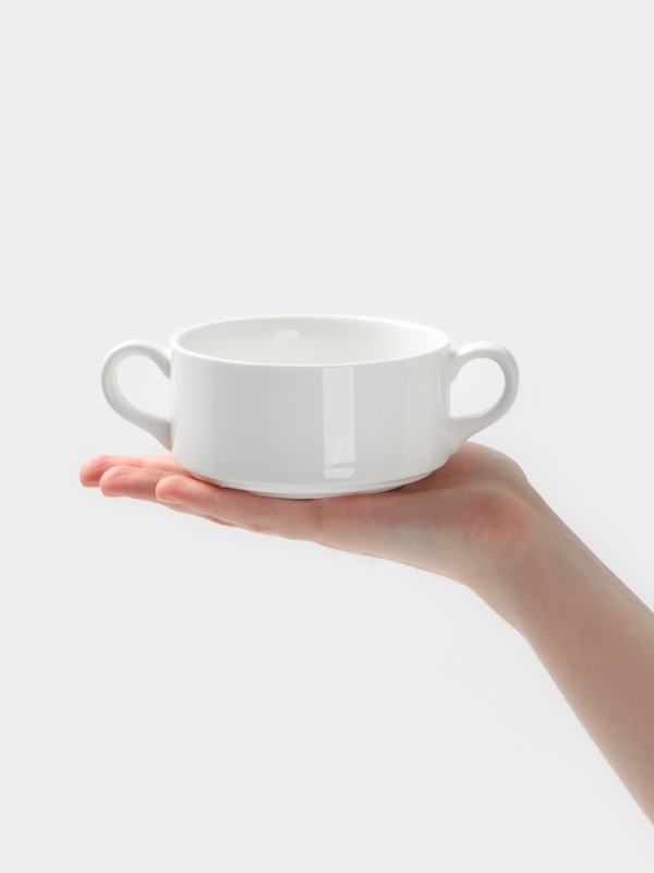 Бульонная чашка с ручками 300 мл Бульонная чашка с ручками 300 мл