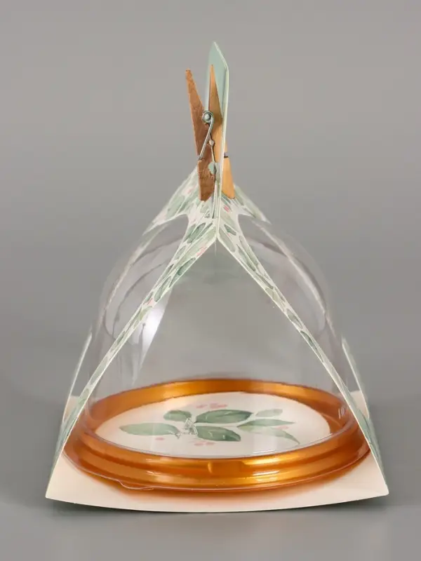 Коробка подарочная с куполом &laquo;Зелень&raquo;, 11.5&times;12&times;15.5 см