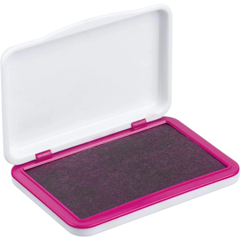 Подушка штемпельная настольная Attache фиолет 70х103 мм пластик