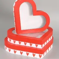 Набор коробок 3 в 1 &laquo;Любовь&raquo;, 28 х 5 см, 32 х 5,5 см, 35 х 6 см