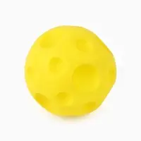 Игрушка для собак с пищалкой &laquo;Мячик планета&raquo;, 6,5 см, желтая