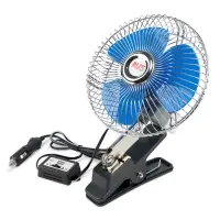 Вентилятор автомобильный AVS 8043C 24В 6" (корпус: металл, переключатель, цвет: серебристый)