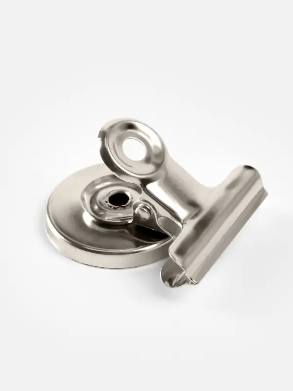 Зажимы для кроя с магнитом, 3.1 см, 5 шт., цвет серебряный