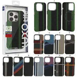 Чехол для iPhone 15 Pro Luxo Carbon
