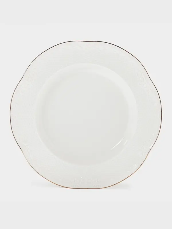 Тарелка глубокая WY Empire, 290 мл, d=23 см, фарфор, белая