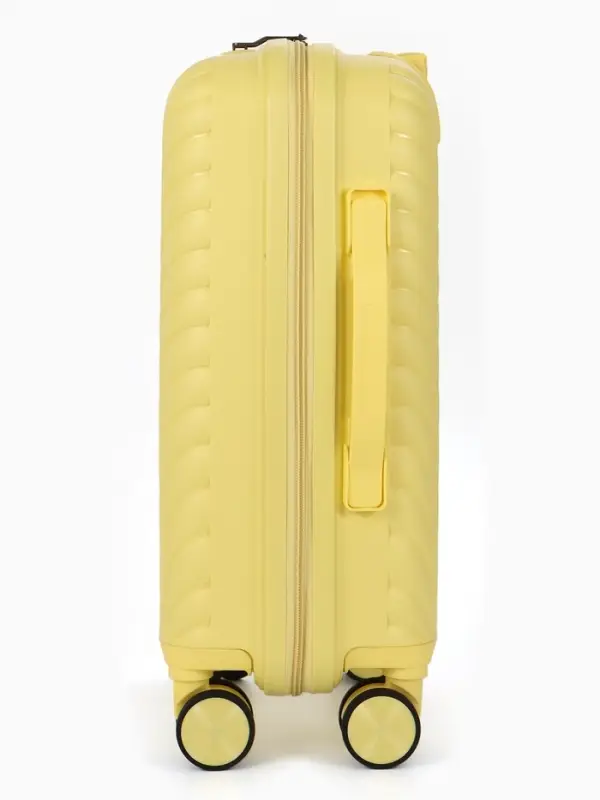 Чемодан на съёмных колёсах, 18", кодовый замок, 33&times;16&times;49 см, жёлтый