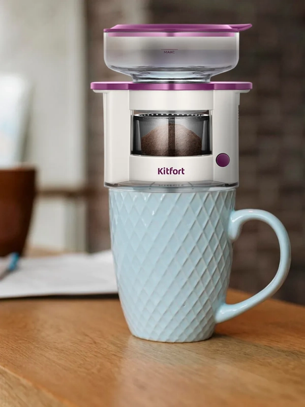 Кофеварка портативная КТ-7576 - 0.15 л Кофеварка портативная КТ-7576 - 0.15 л