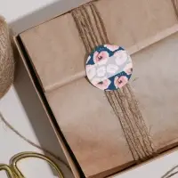 Наклейки для бизнеса и подарков &laquo;Цветочки&raquo;, 50 шт, 4 х 4 см