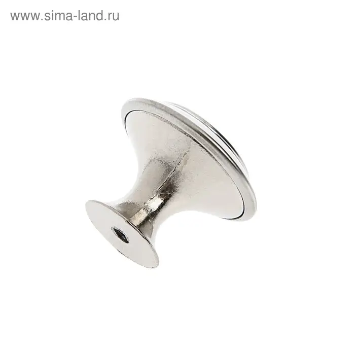 Ручка-кнопка ТУНДРА, d=30 мм, цвет матовый никель Ручка-кнопка ТУНДРА, d=30 мм, цвет матовый никель