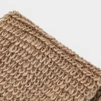 Мочалка-лента для тела массажная Доляна, 53&times;10 см, конопля, бежевая