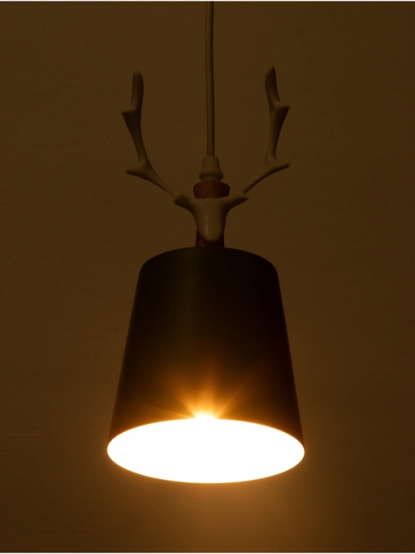 Светильник BayerLux Светильник BayerLux "Олень" 1хE27 40Вт зеленый-белый 13х13х100 см