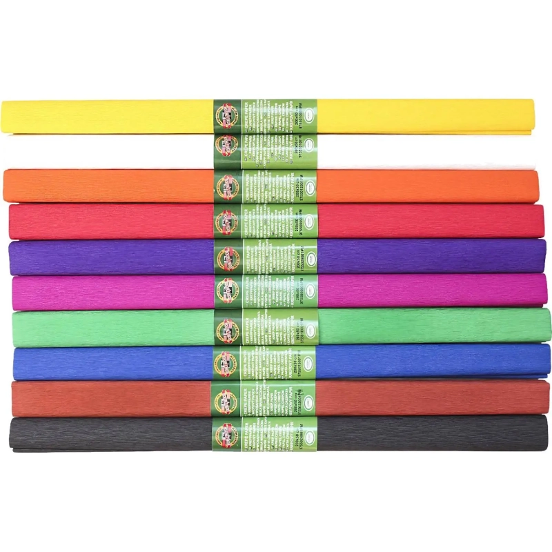 Бумага крепированная в рулоне 2000х500 9755, 10цв (трад) 9755037002PM