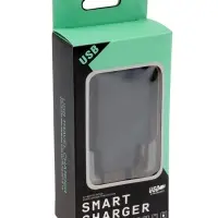 Сетевое зарядное устройство GQ-1, USB, 2.4 А, чёрное