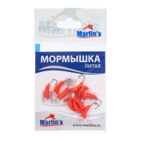 Мормышка литая Marlin's ОСА №2, 0.95 г, 10 шт