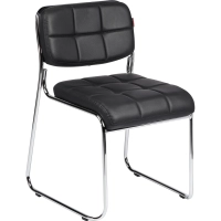 Стул BN_TQ_Стул Echair-803 VP к/з черный,без подл., хром