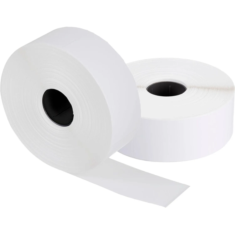 Термоэтикетки ЭКО 76х25 метров, цельная, ус. клей, вт.40, 48шт/уп