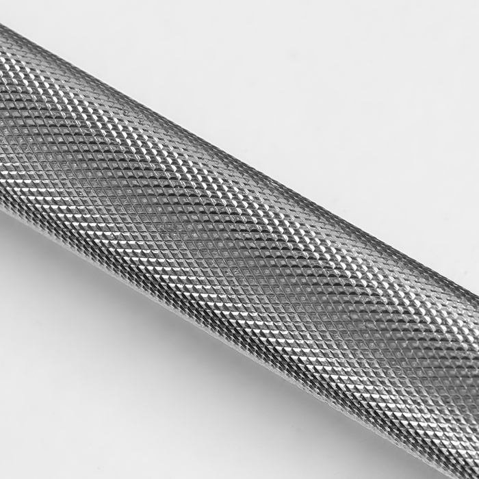 Гриф для штанги прямой, металлический, хромированный, d=28 мм, 120 см Гриф для штанги прямой, металлический, хромированный, d=28 мм, 120 см