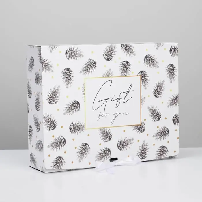 Коробка подарочная новогодняя складная двухсторонняя Winter, 31 х 24.5 х 8 см, Новый год Коробка подарочная новогодняя складная двухсторонняя Winter, 31 х 24.5 х 8 см, Новый год