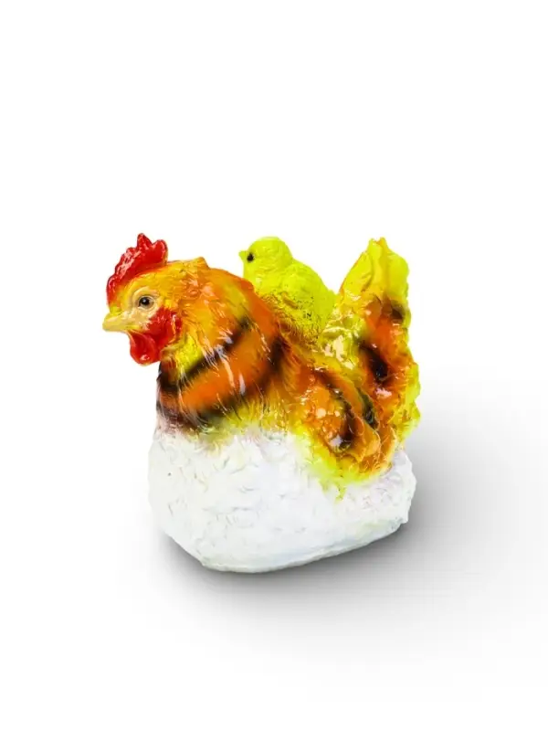 Садовая фигура из гипса &laquo;Курица с цыплёнком&raquo;, 19&times;11&times;15.5 см