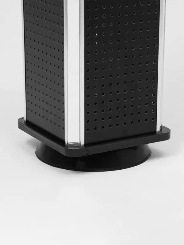 Стойка перфорированная, 4 стороны, ДСП, 22&times;22&times;60 см, чёрная