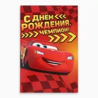 Открытка &laquo;С днём рождения, чемпион!&raquo;, 12&times;18 см