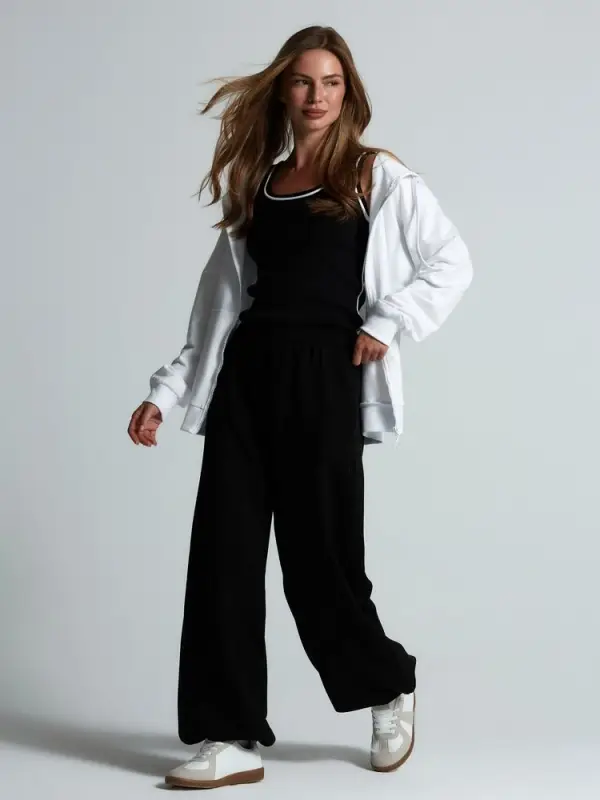 Толстовка на молнии с капюшоном Siverga 2.0, белая, размер M