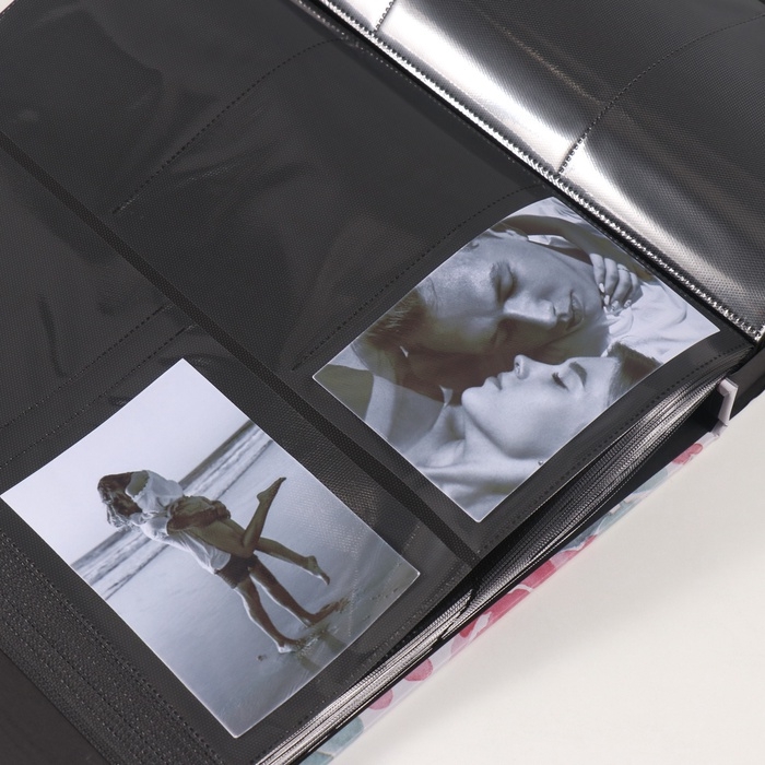 Фотоальбом на 1000 фото 10х15 см Фотоальбом на 1000 фото 10х15 см "Акварельные цветы" белый МИКС 4,6х33,4х36 см