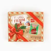 Упаковка для кондитерских изделий «Новогодняя почта», 20 х 17 х 6 см