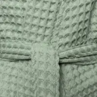 Халат вафельный женский Boho Kimono, зеленая мята, размер M (44-46)