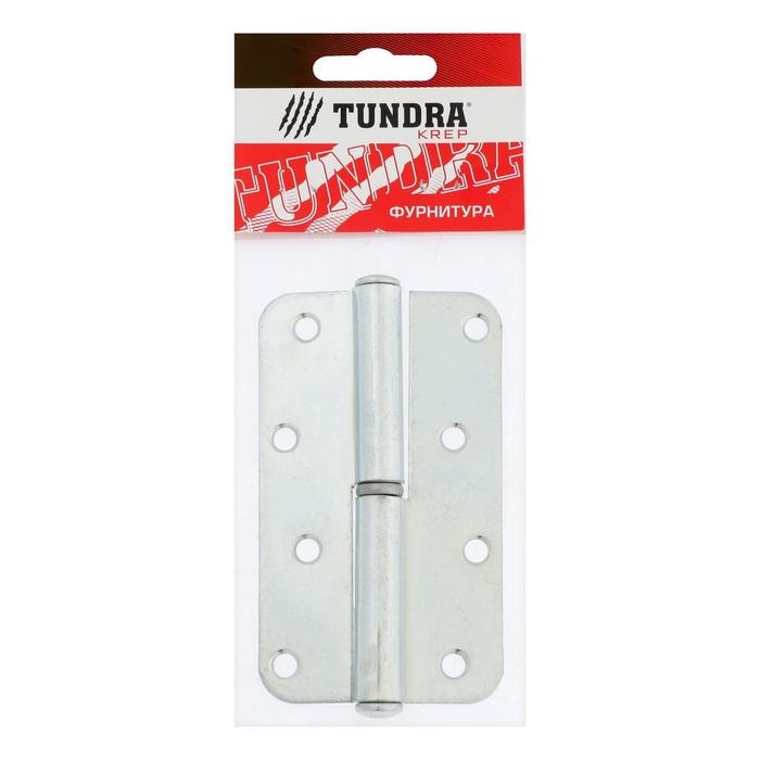 Петля накладная ТУНДРА ПН1-110, покрытие цинк, левая, 1 шт. Петля накладная ТУНДРА ПН1-110, покрытие цинк, левая, 1 шт.