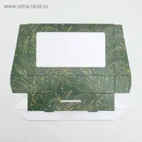 Кондитерская упаковка, коробка с ламинацией &laquo;Nature&raquo;, 20 х 12 х 4 см