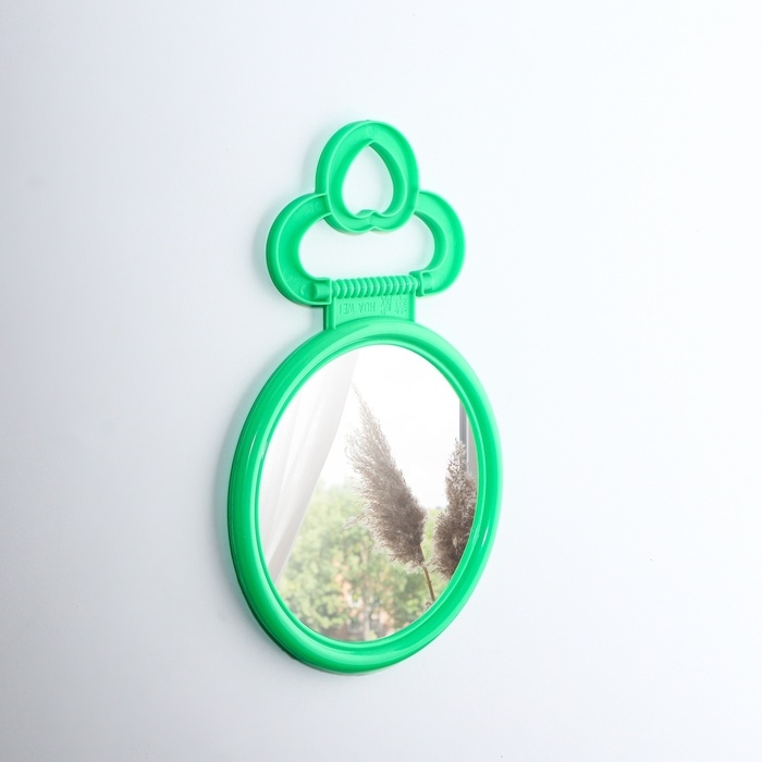 Зеркало настольное - подвесное «Круг», d зеркальной поверхности 12,5 см, цвет МИКС