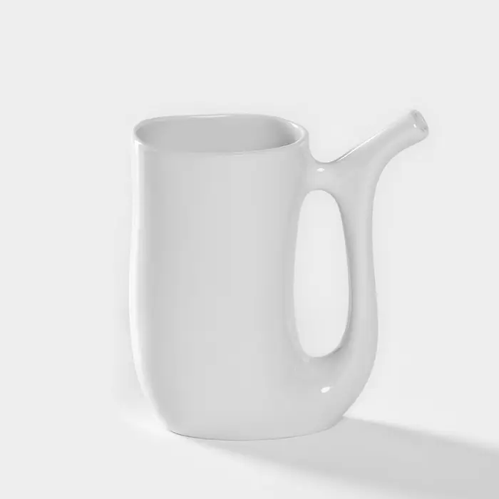 Кружка Добрушский завод &laquo;Бельё&raquo;, 230 мл, фарфор, белая