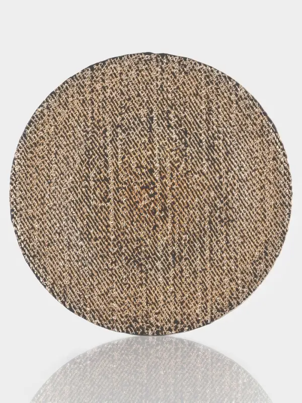 Тарелка подстановочная Magistro Bronze, d=33 см, стекло, золотистый