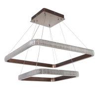 Люстра с ПДУ 1509/2CF LED 90Вт 3000-6000К кофе 60х60х104 см BayerLux