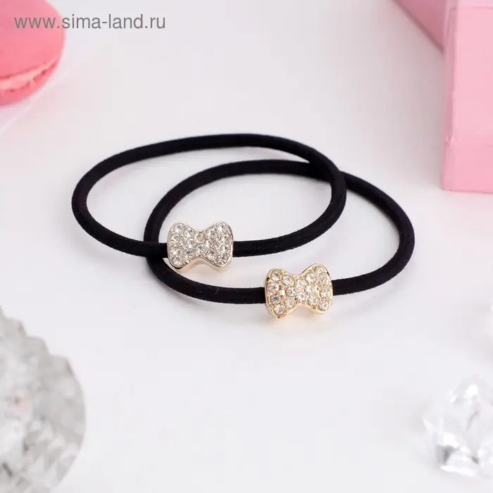 Резинка для волос Резинка для волос "Ариана" (набор 2 шт) бантик