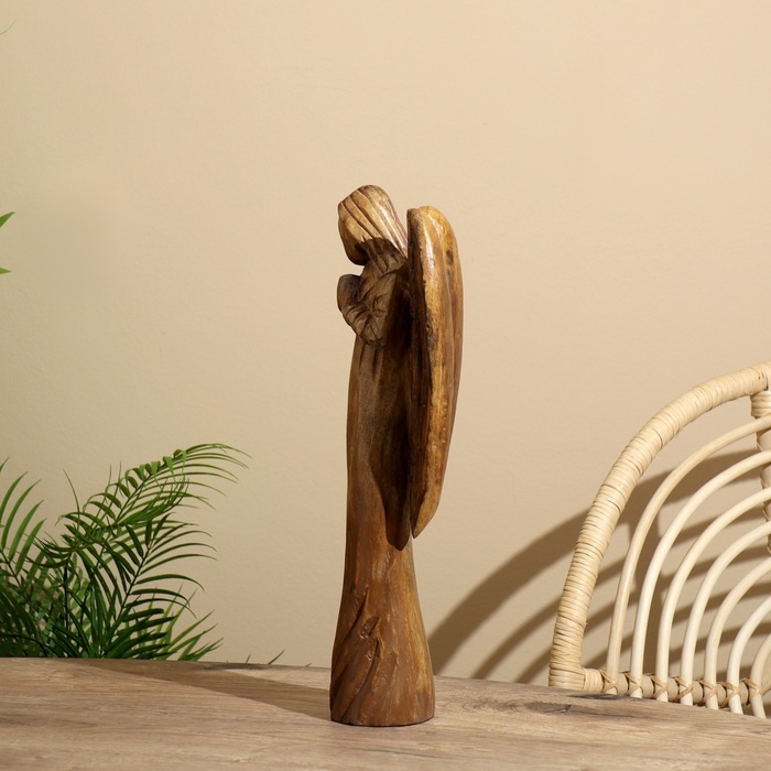 Сувенир "Ангел" манговое дерево 16х10х43,5 см