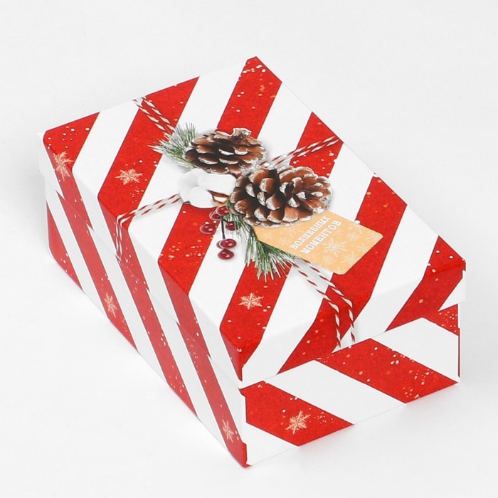 Набор коробок подарочных 15 в 1 «Почта», 12 х 7 х 4 см - 46,6 х 35,2 х 17.5 см, Новый год