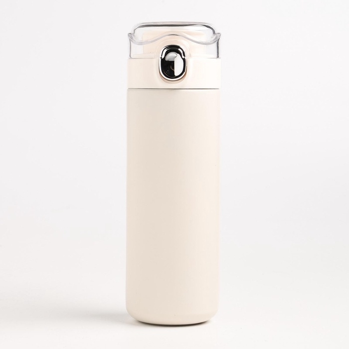 Термос для чая, кофе, 400 мл, Simple "Мастер К", сохраняет тепло 8 ч, 20.5 х 6.3 см, белый