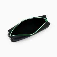 Пенал школьный, искусственная кожа&laquo;Черный&raquo;19&times;8&times;3 см