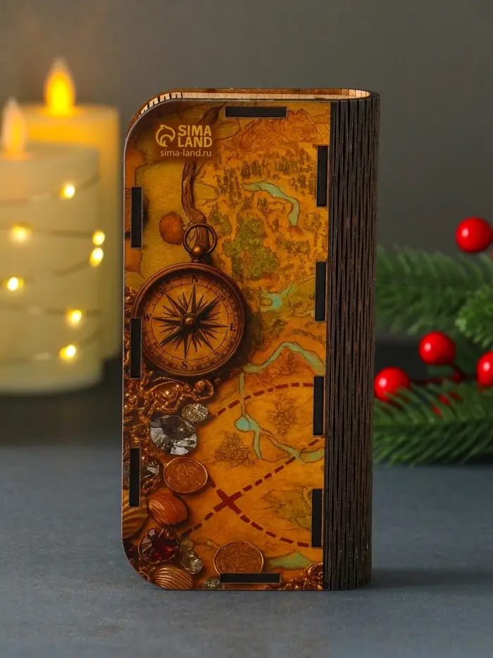 Купюрница "Тайное сокровище" 17х8,5 см Купюрница "Тайное сокровище" 17х8,5 см