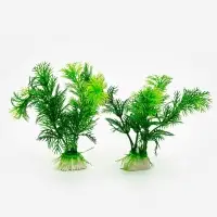 Набор растений искусственных для аквариума, 11.5 см, 2 шт.