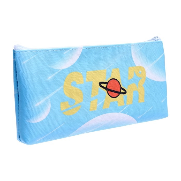 Пенал школьный на молнии Пенал школьный на молнии "Звезда", МИКС