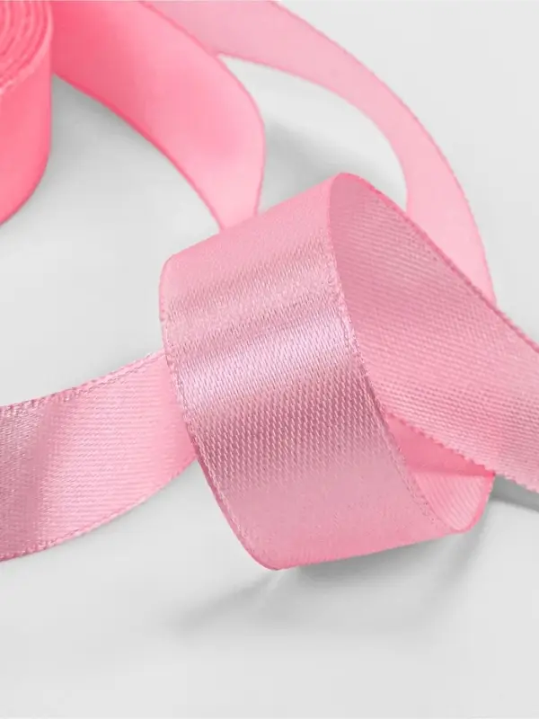 Лента атласная, 20 мм, 23&plusmn;1 м, нежно-розовая