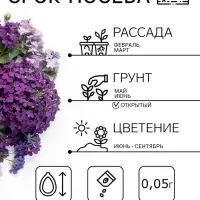 Семена цветов Лобелия &laquo;Император Вильям&raquo;, 0.05 г, однолетник, &laquo;Аэлита&raquo;