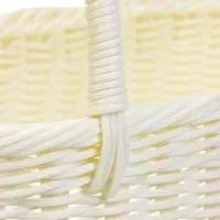 Корзина пластик 37 х 20,5 х 36 см, ручка17 см, белый Корзина пластик 37 х 20,5 х 36 см, ручка17 см, белый