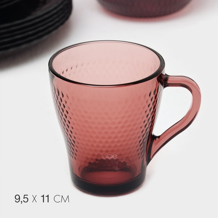 Столовый сервиз Luminarc «Идиллия», 43 предмета, стекло, лилак Столовый сервиз Luminarc «Идиллия», 43 предмета, стекло, лилак